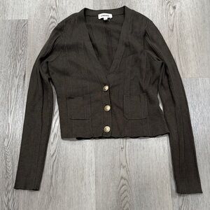 Lagence Dark army green Button-Up Blazer